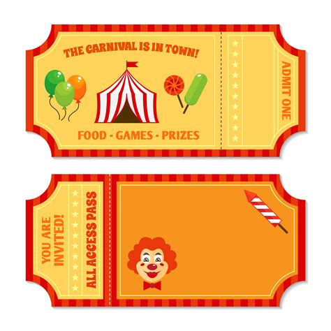 Circus Ticket Template